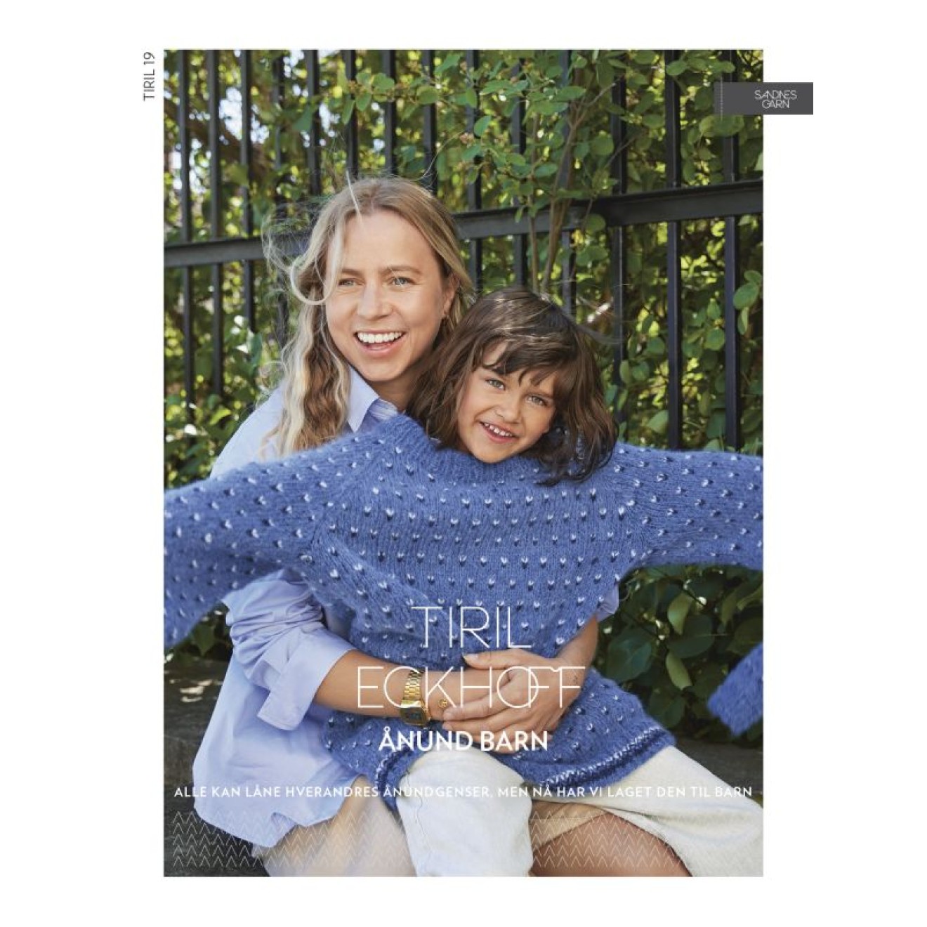Sandnes Garn pattern booklet Tiril 19 - English colour 01992 natural