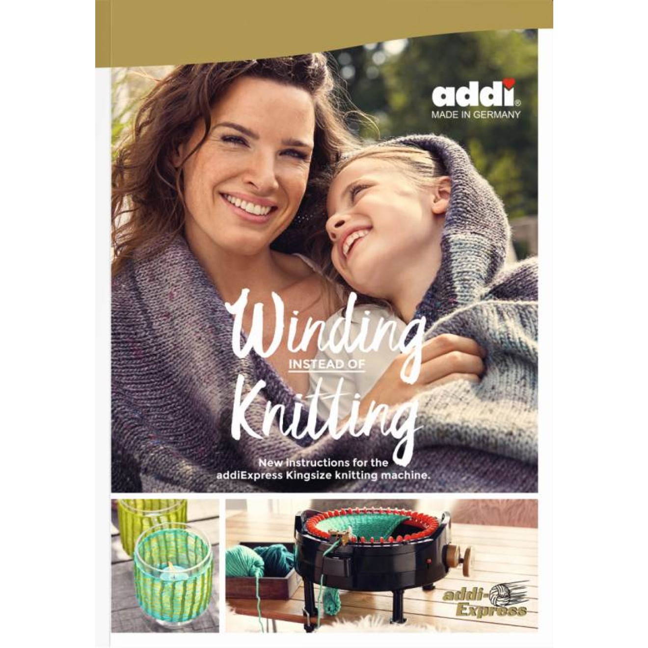 addi Book Kurbeln statt stricken in English