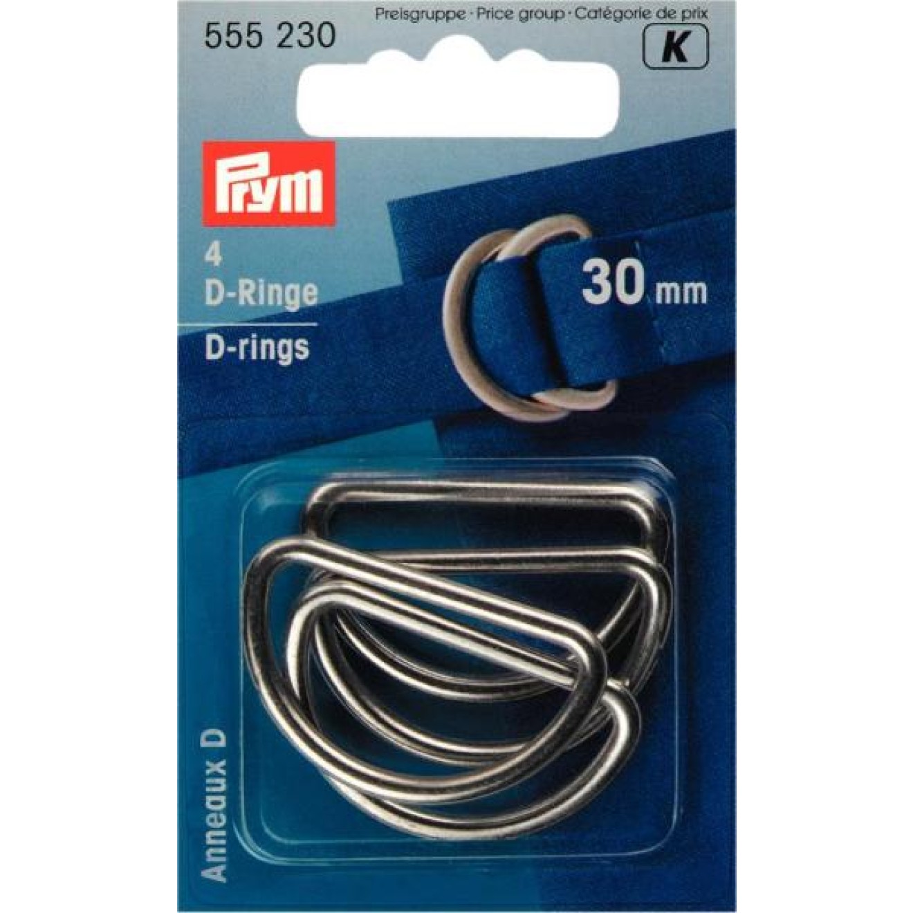 30 mm / silver-colored / 4 piece