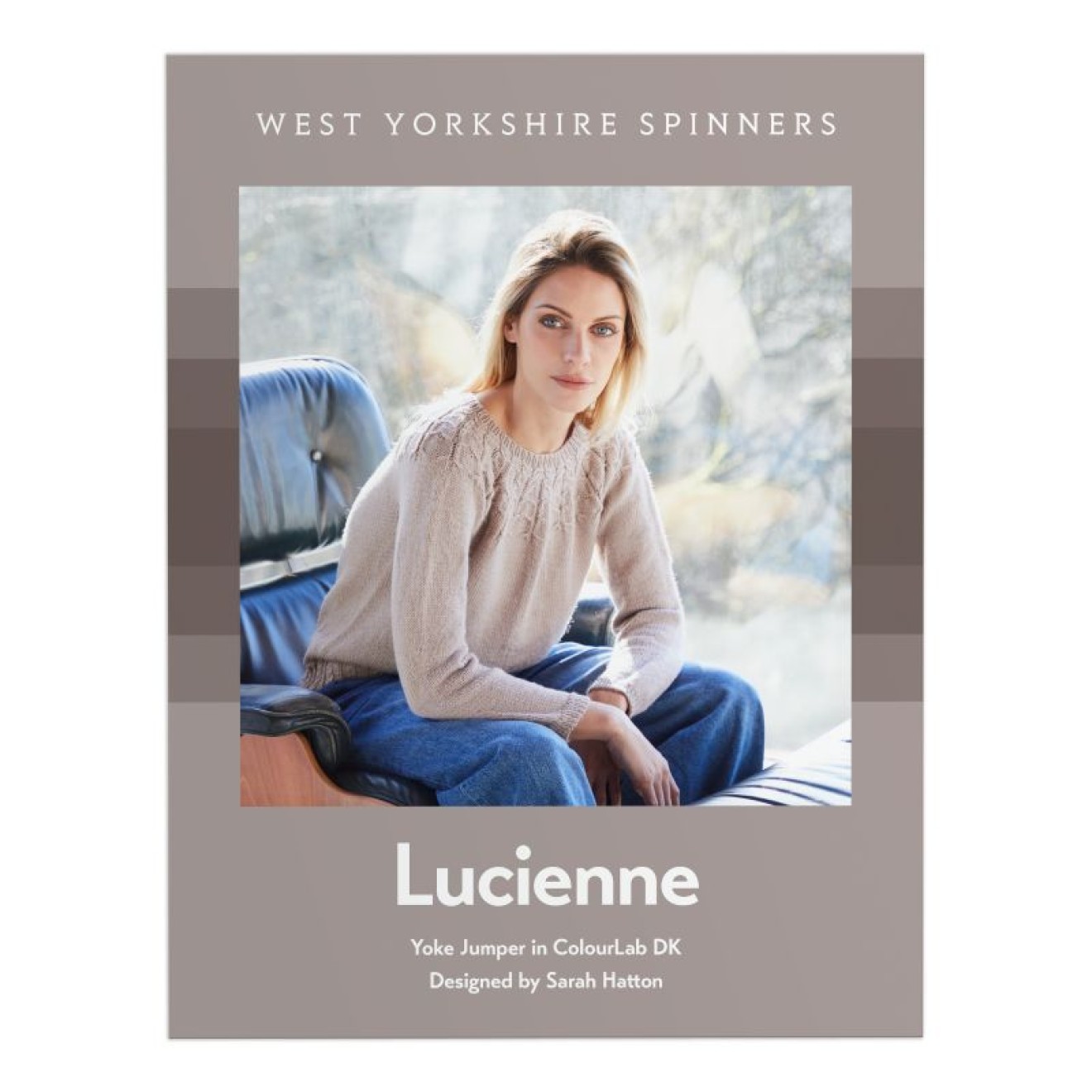 West Yorkshire Spinners single pattern ColourLab DK - Luicienne Yoked Jumper - English