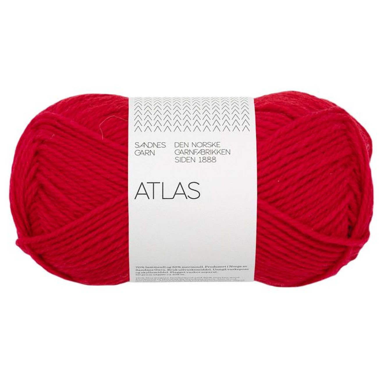 Sandnes Garn Atlas colour 4219 true red