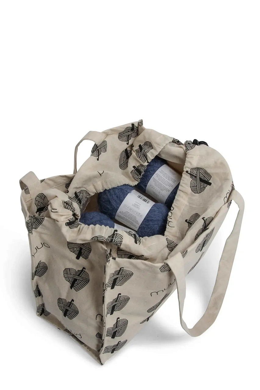 muud shopper recycled - Handmade / 42x38x32 cm