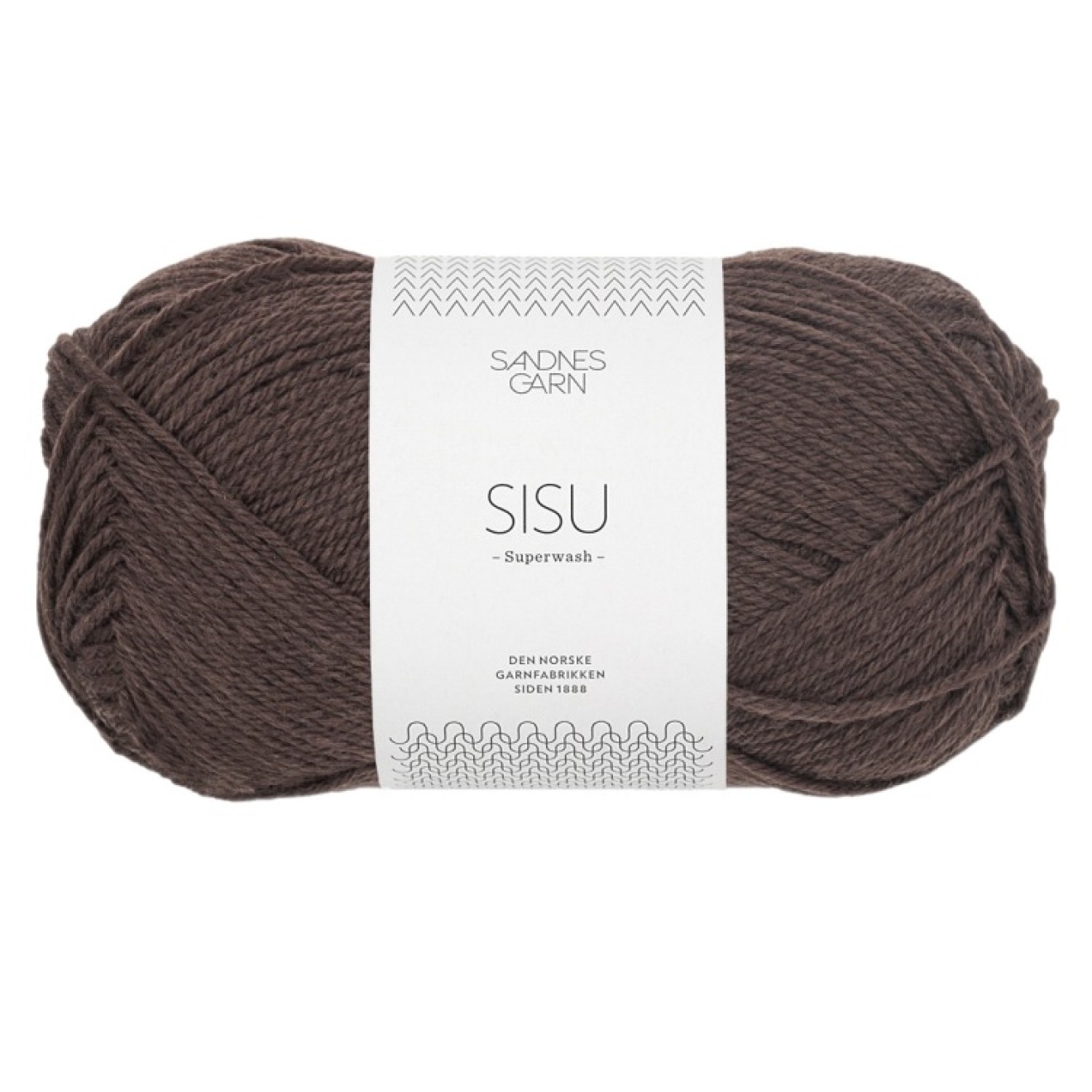 Sandnes Garn Sisu colour 3880 dark chocolate