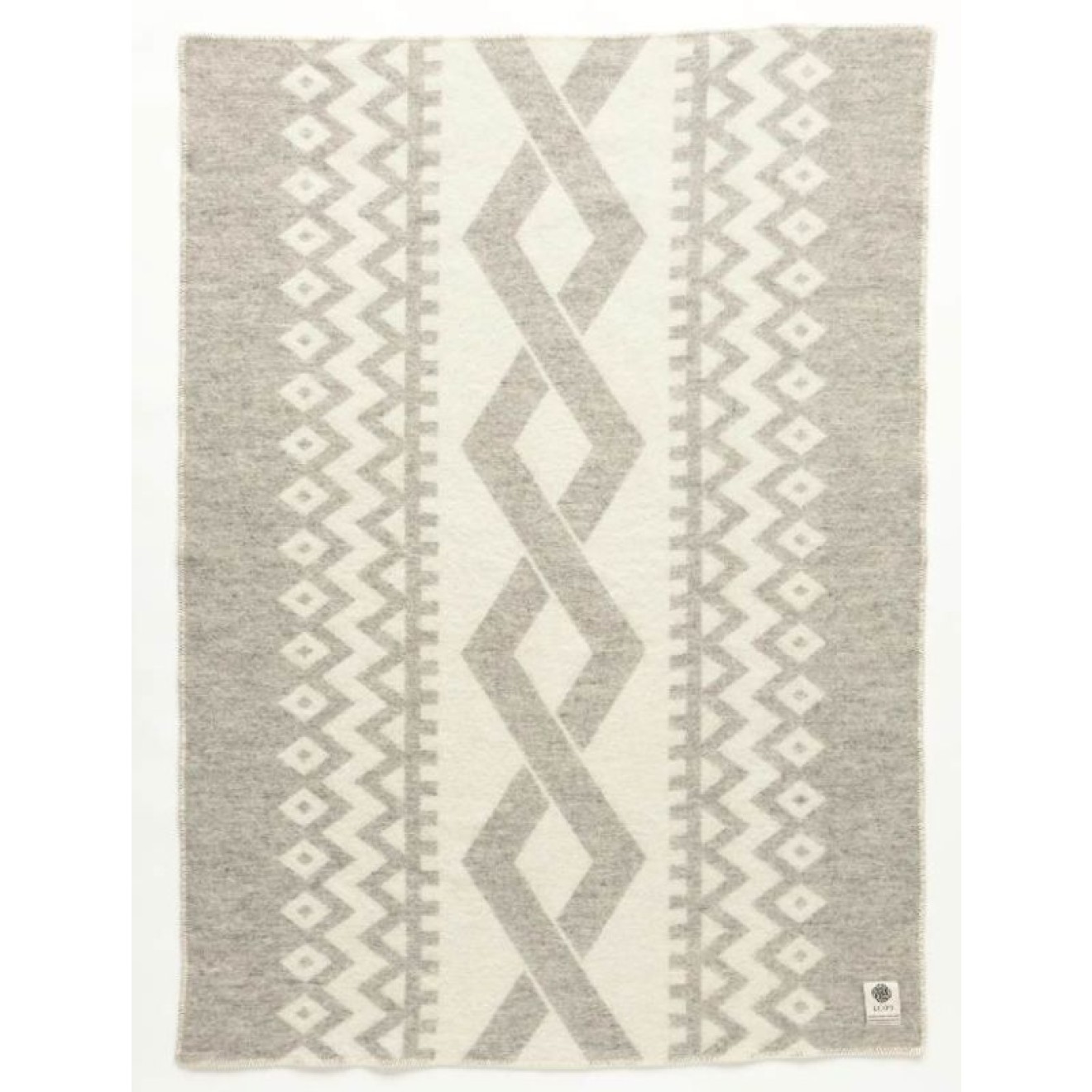 Lopi FLÉTTA GREY Decke 130x180 cm / 130x180 cm