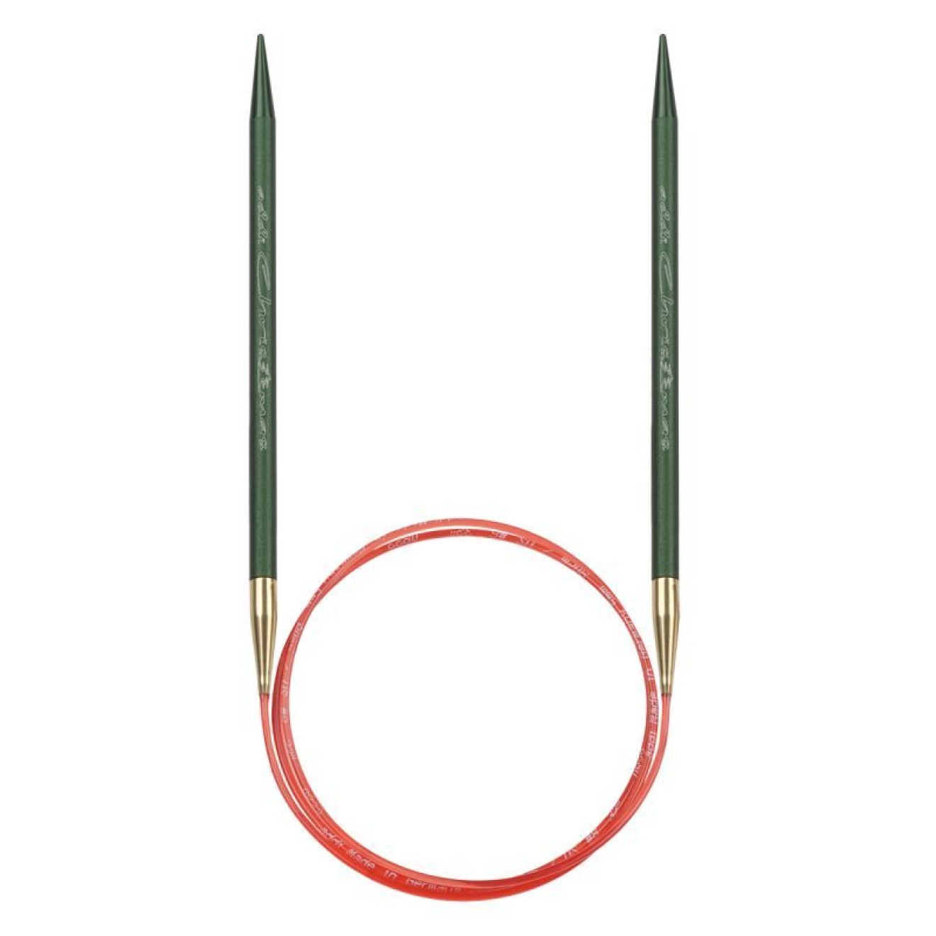 addi тонкие спицы addi Christmas 5,00 mm / 60 cm