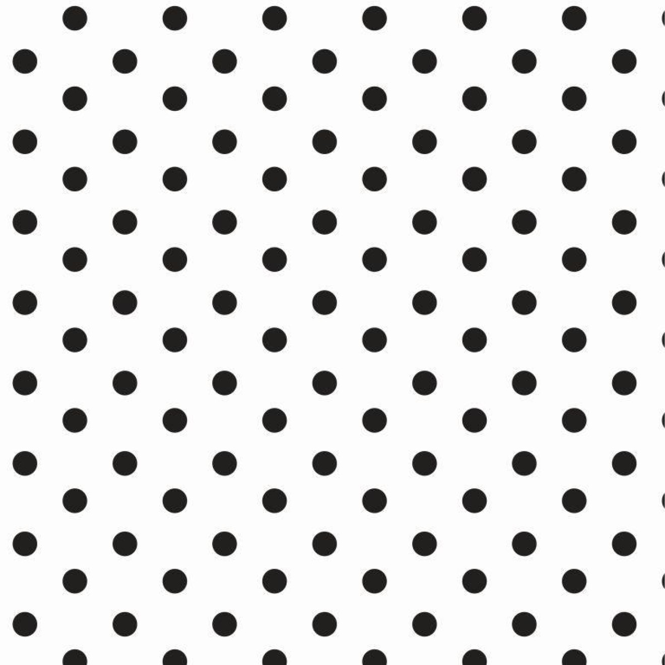 HANABI cotton Design Dots colour 101 white/black
