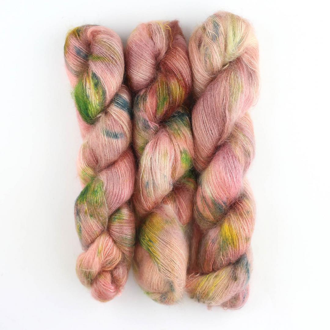 Cowgirl Blues KidSilk gradient hand-dyed yarn