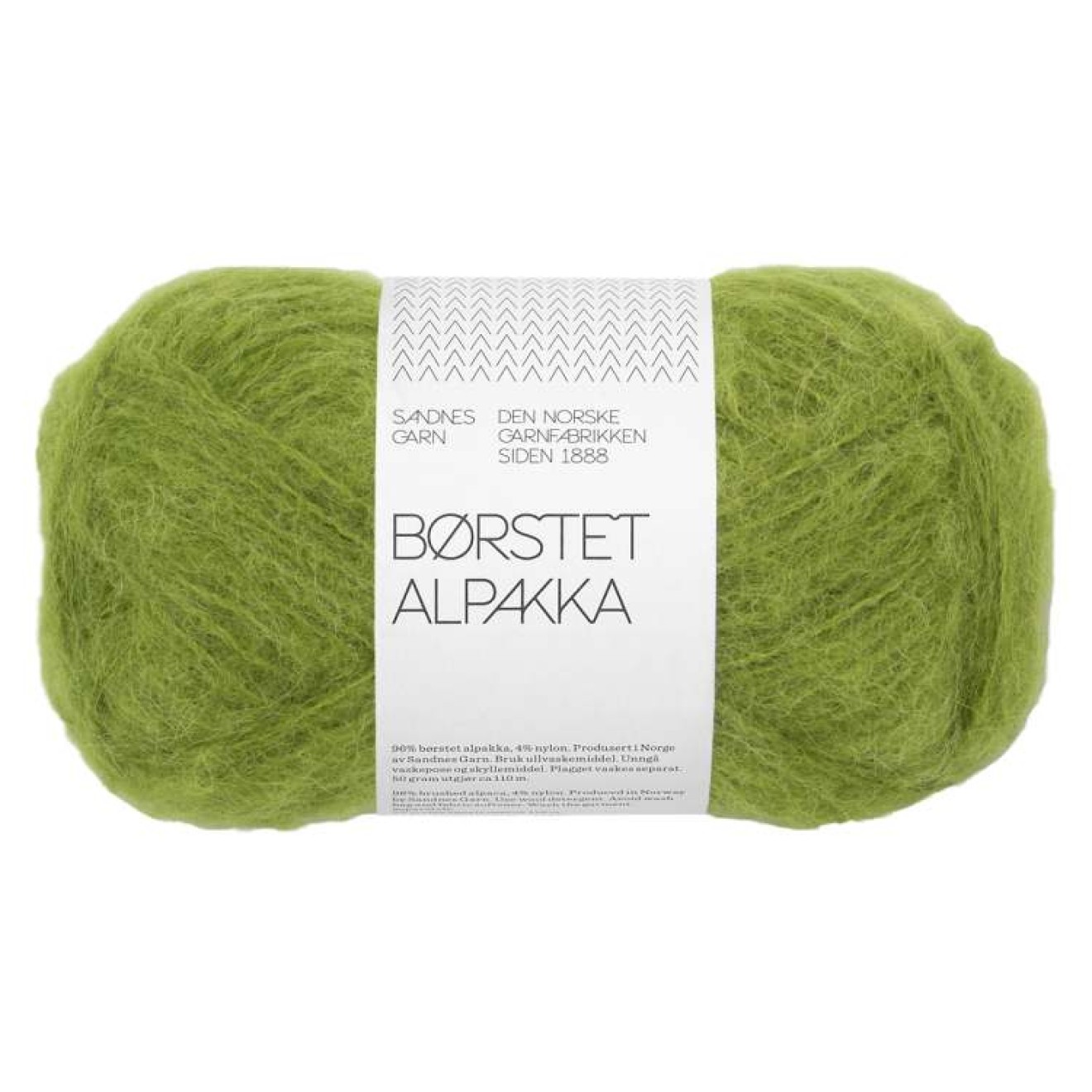 Sandnes Garn Borstet Alpakka colour 9564 matcha