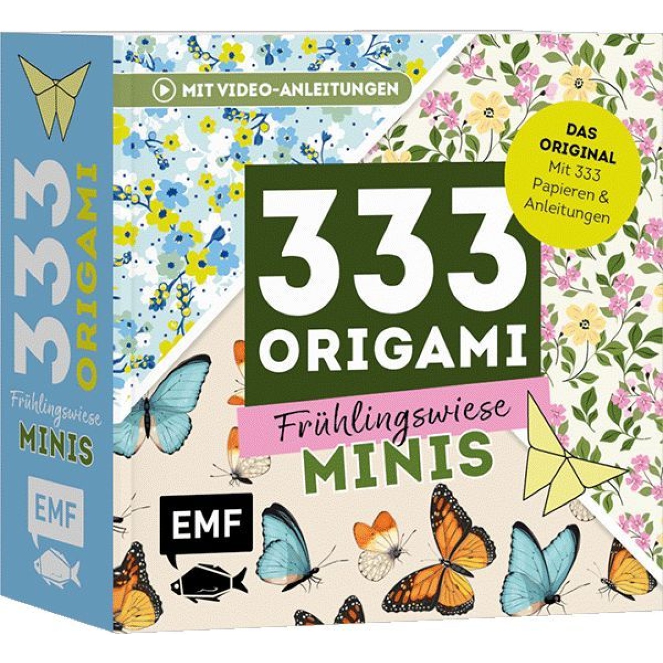 EMF 333 Origami Minis – Frühlingswiese Dein dekorativer Wendeblock zum kreativen Falten & Notieren