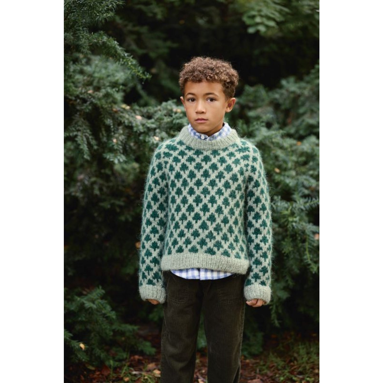 Sandnes Garn pattern booklet 2511 Christmas Tree Sweater Farbe Variant (191-9042511-000001)