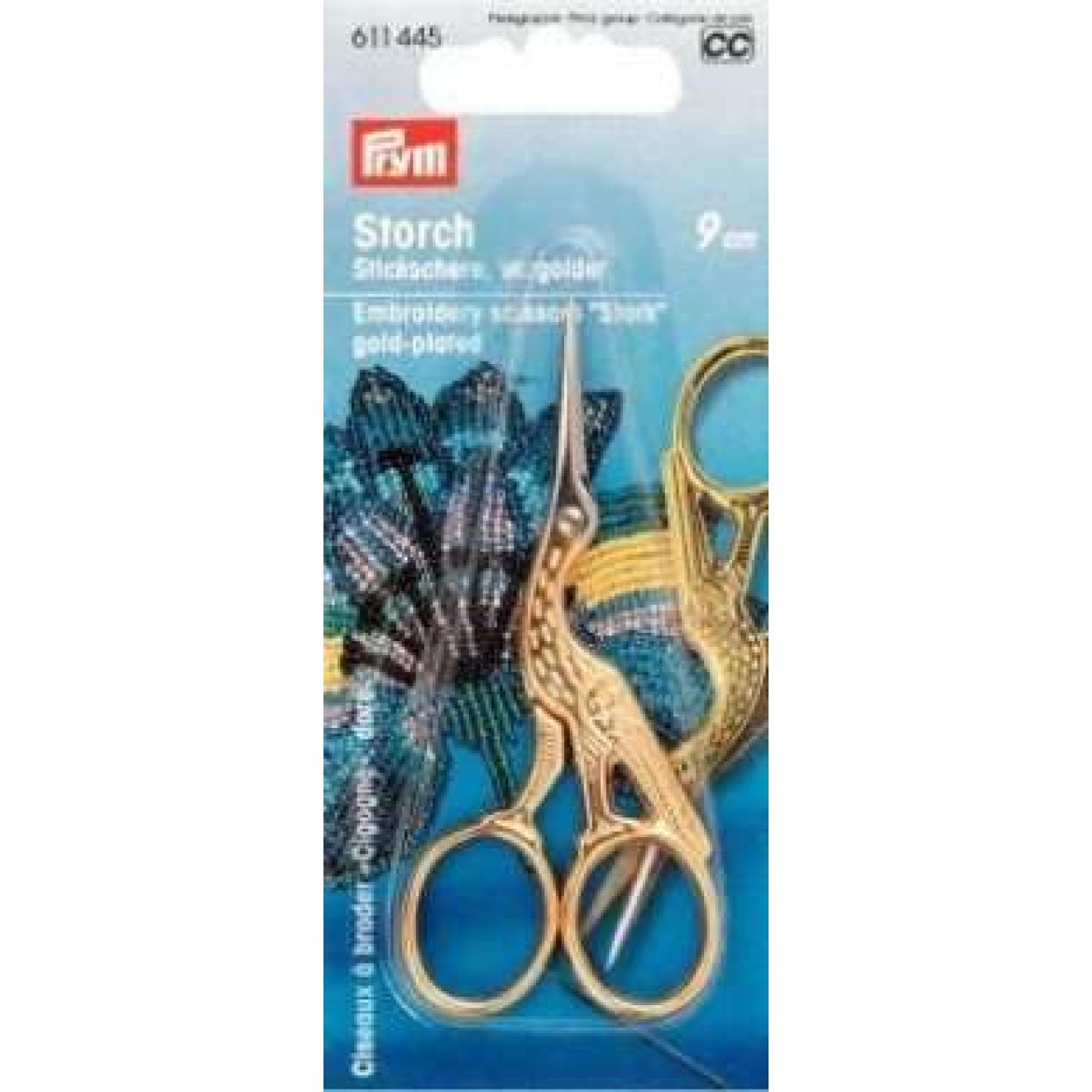 9,0 cm / goldfarbig