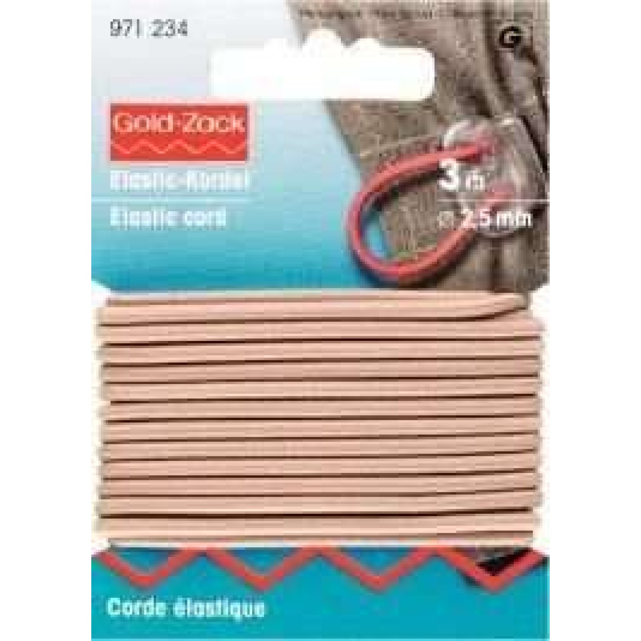 Prym Elastic-Kordel 2,5 mm / beige