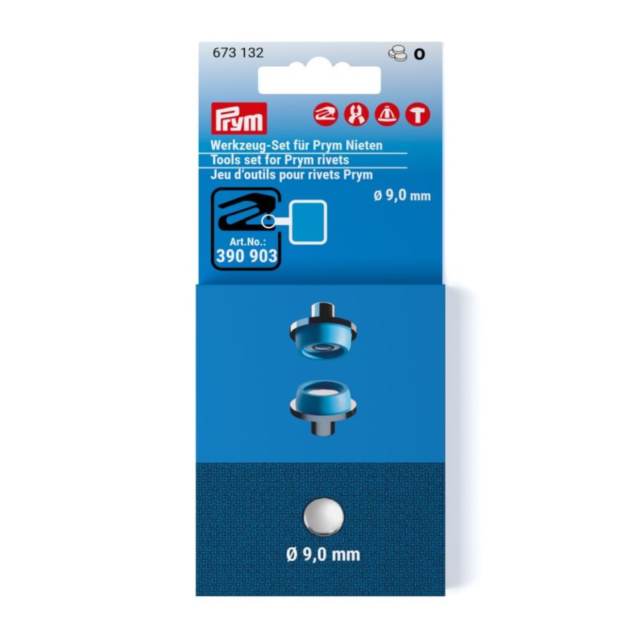 Prym Werkzeug-Set Nieten 9 mm /