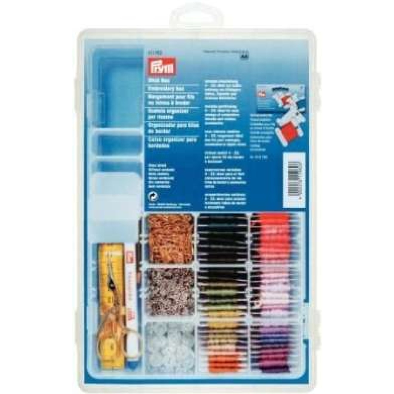 Prym Stick Box ca. 28x19x4,5 cm / transparent