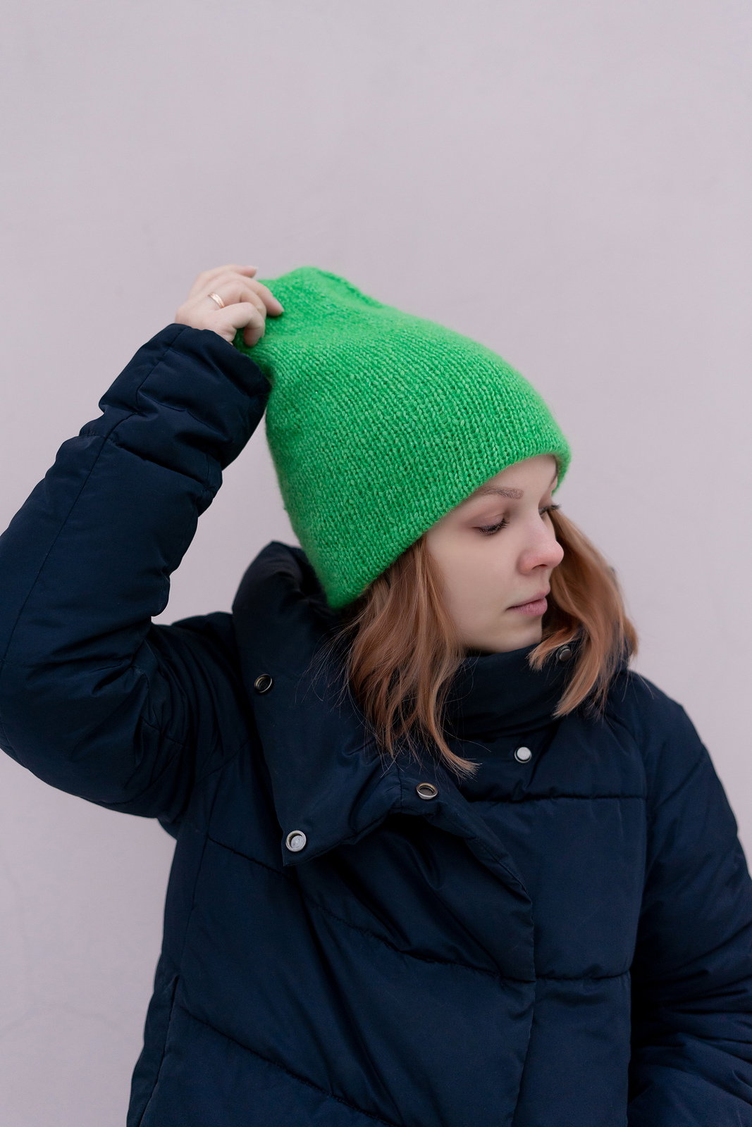 Bonnet Warm Double-Layer – modèle de tricot, photo 5