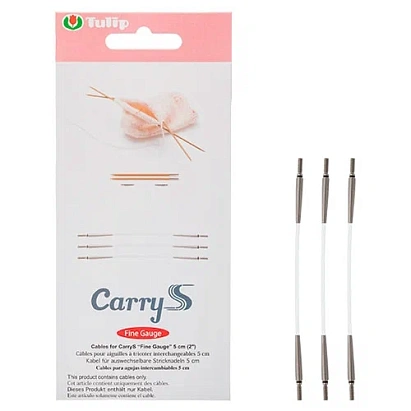 Tulip CarryS Fine Gauge – jeu d’aiguilles à tricoter interchangeables en bambou – 2,50 mm