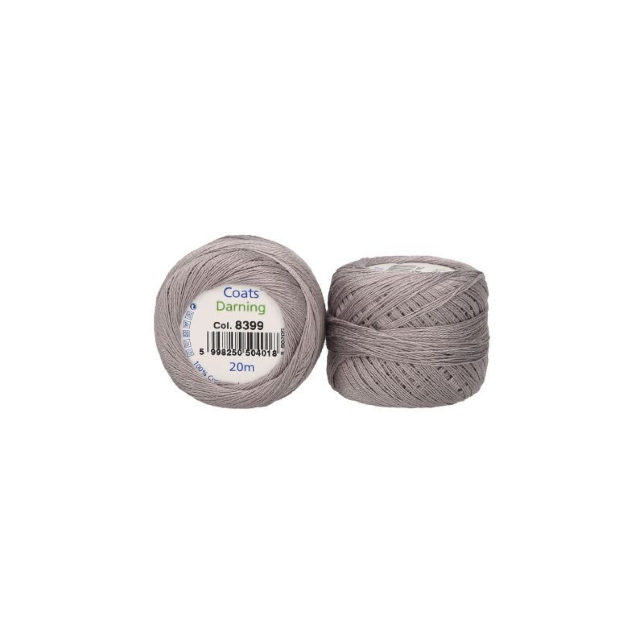 Mez Darning-Karo 20 m Farbe 08399 grey bunt