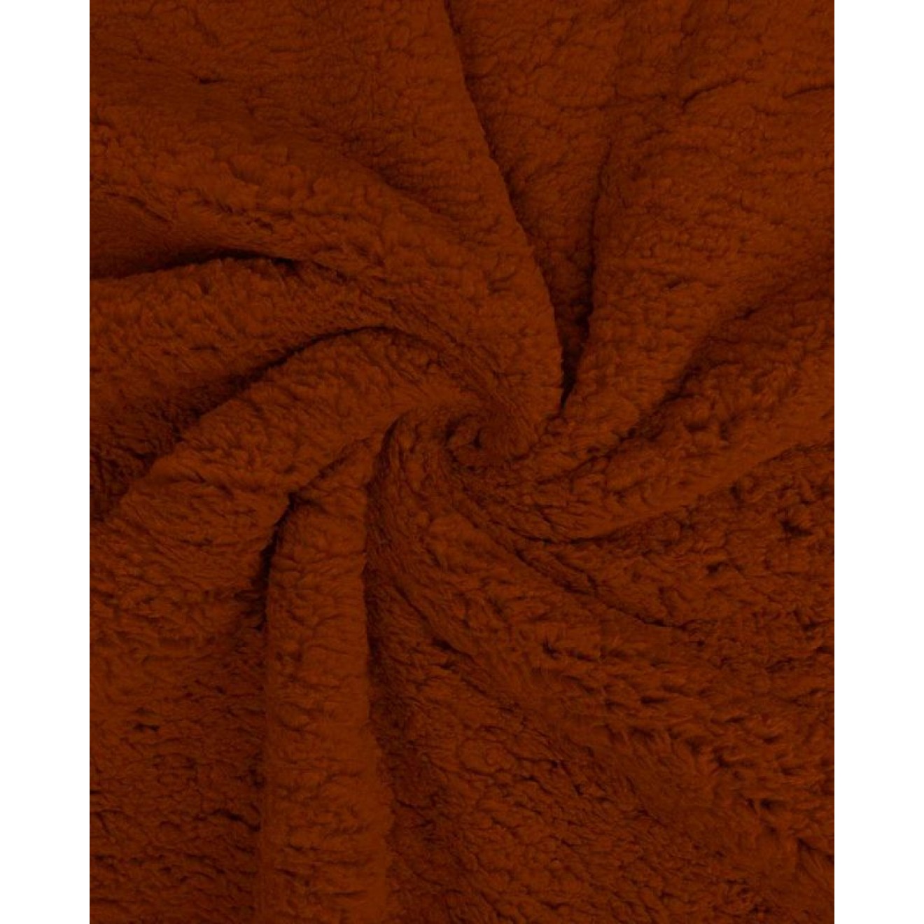 HANABI Teddy uni colour 230g/qm 150 cm col. 1538 brique