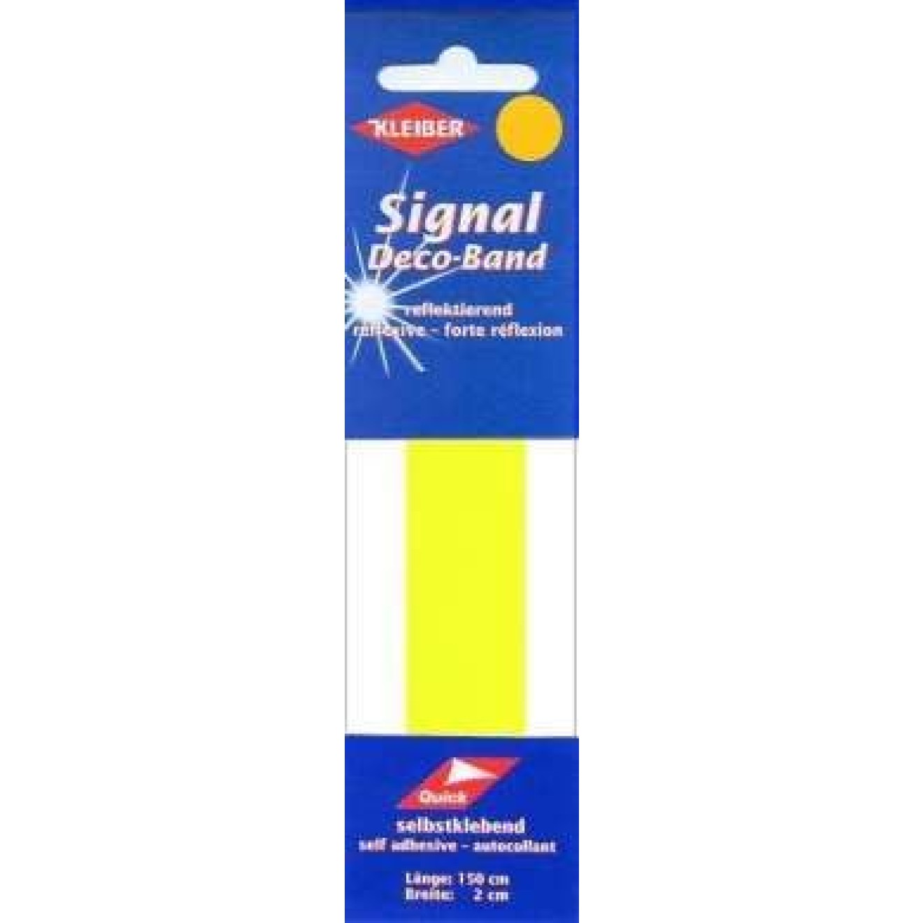 2 cm / 24 neon/yellow