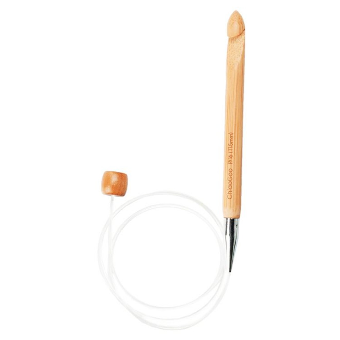 ChiaoGoo Bamboo tunisian flexibel crochet hook