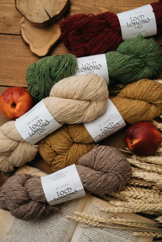 BC Garn Loch Lomond LACE GOTS – 10 зелёный-синий
