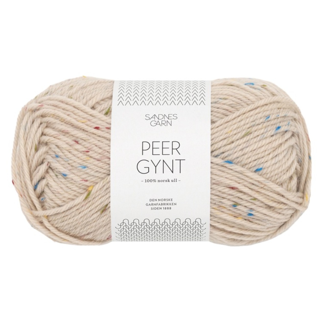 Sandnes Garn Peer Gynt colour 2720 marzipan tutti frutti tweed