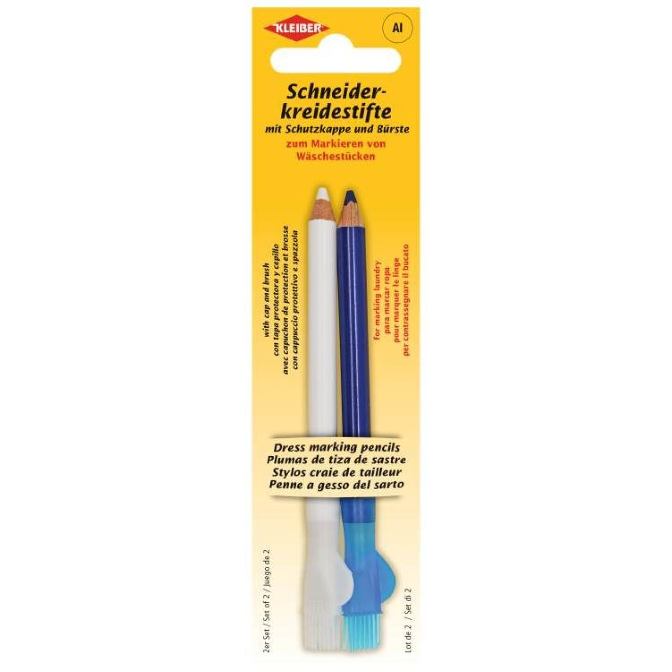 Schneiderkreidestift blue/white / blue/white