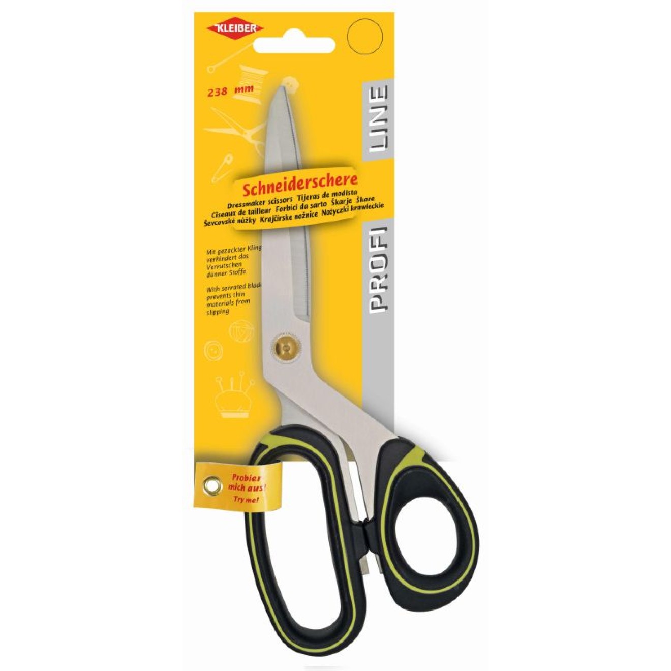 23,8 cm / yellow