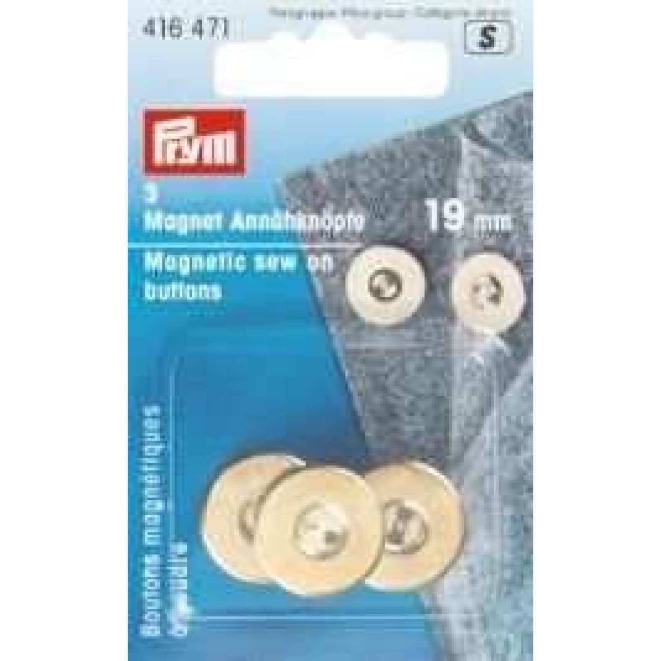19 mm / gold-coloured