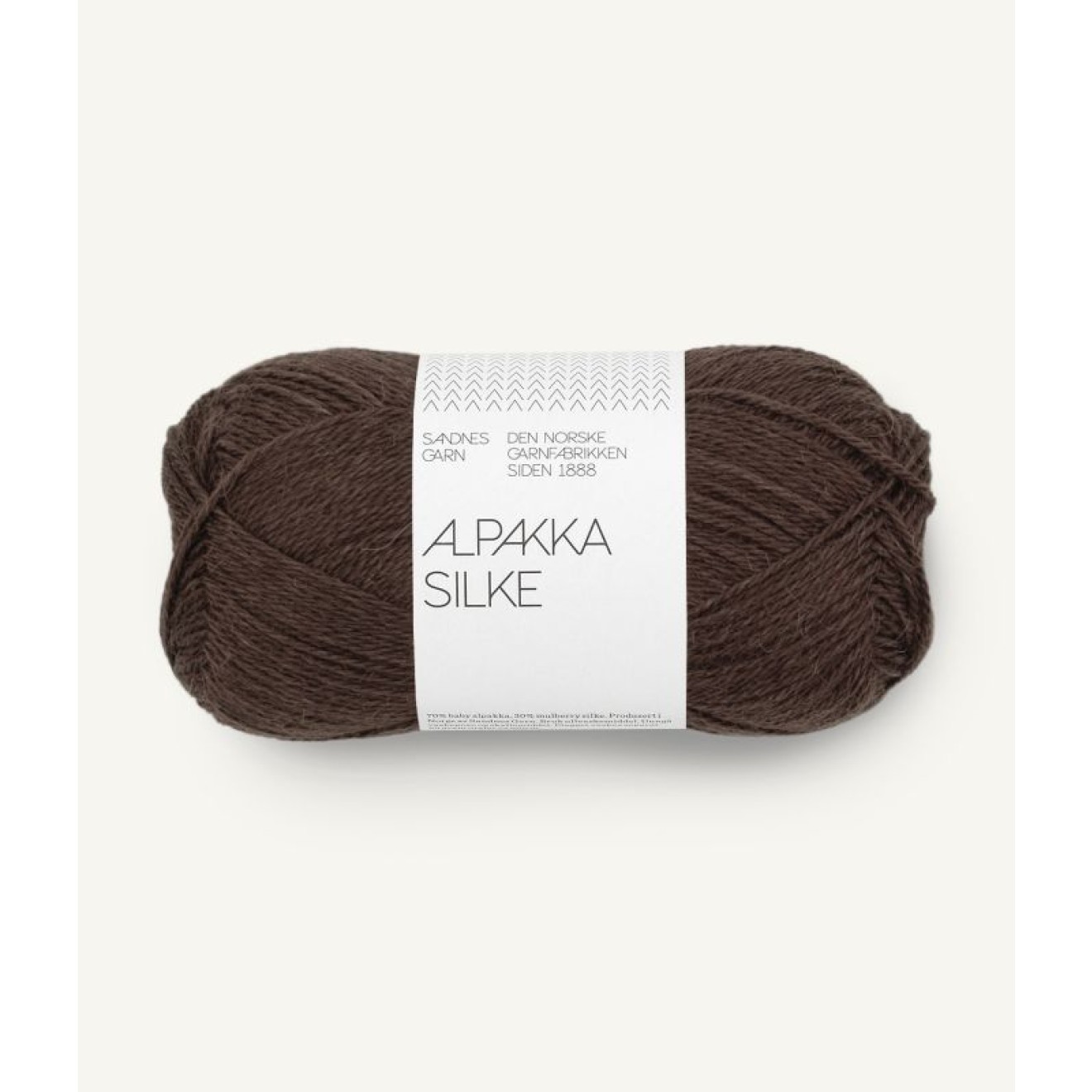 Sandnes Garn Alpakka Silke colour 3591 chocolate plum