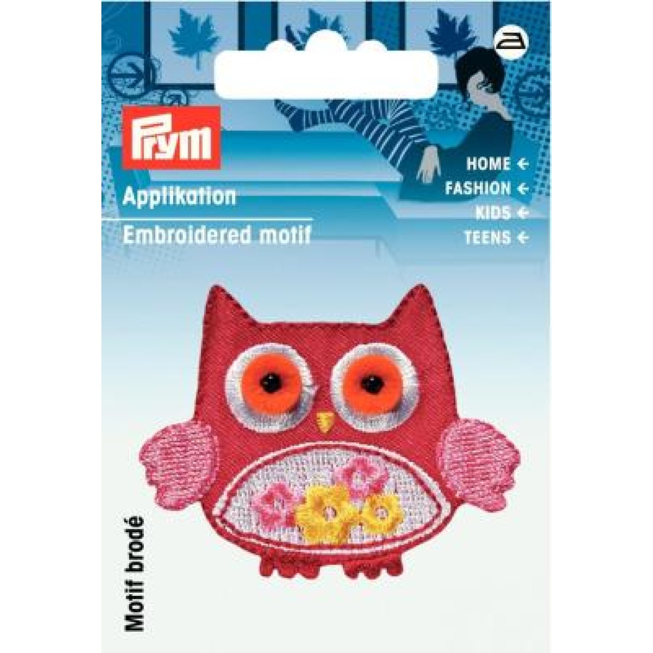 Prym Applikationen - Kids and Hits - aufbügelbar ca. 4,0x4,0 cm / rot