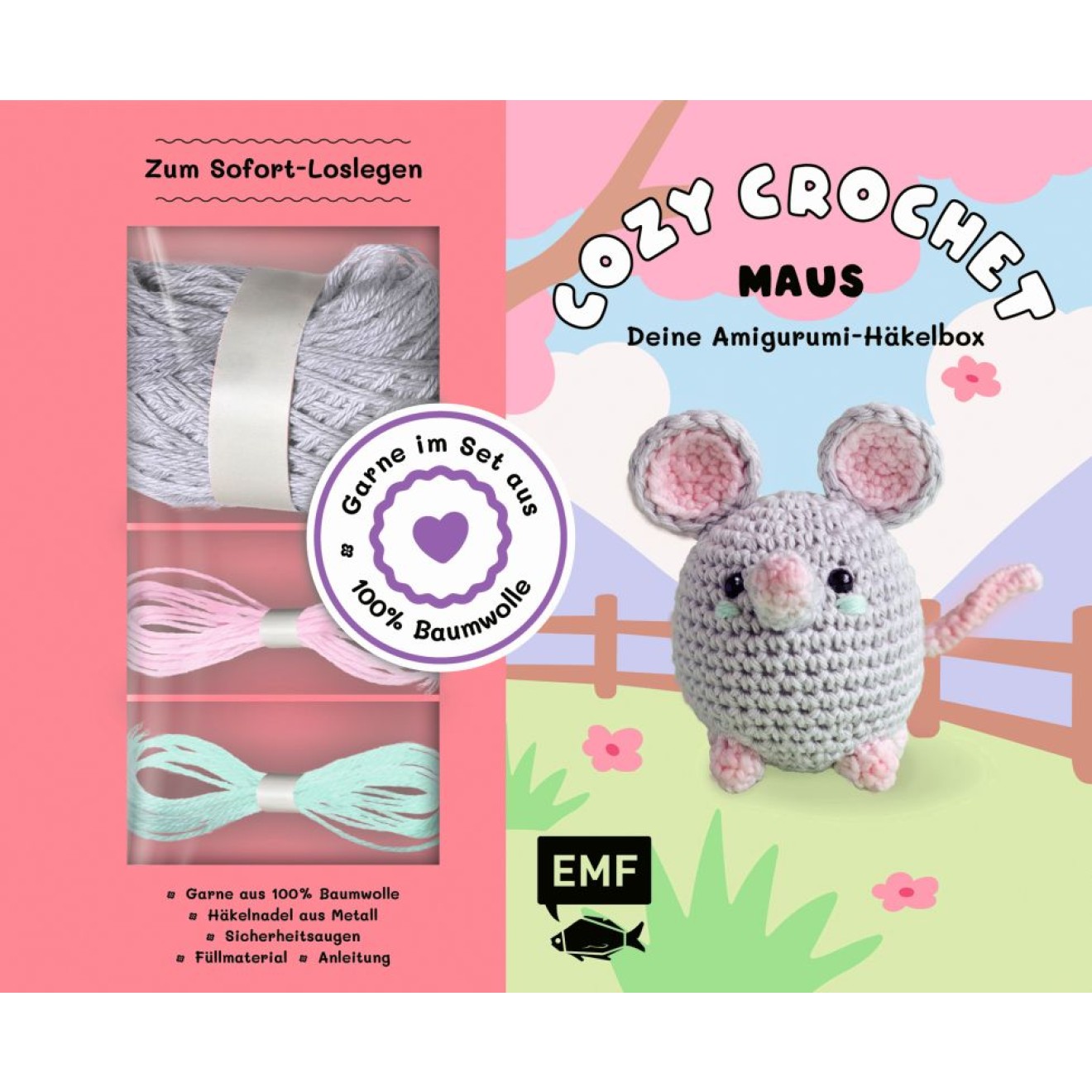 EMF Cozy Crochet - Deine Amigurumi-Häkelbox: Maus 1 St.