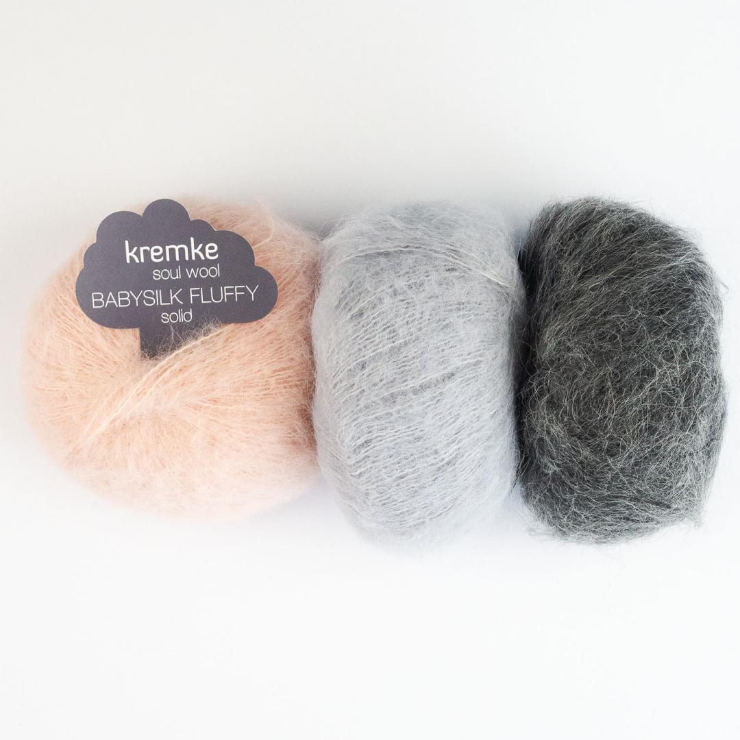 Kremke Baby Silk FLUFFY Solid yarn
