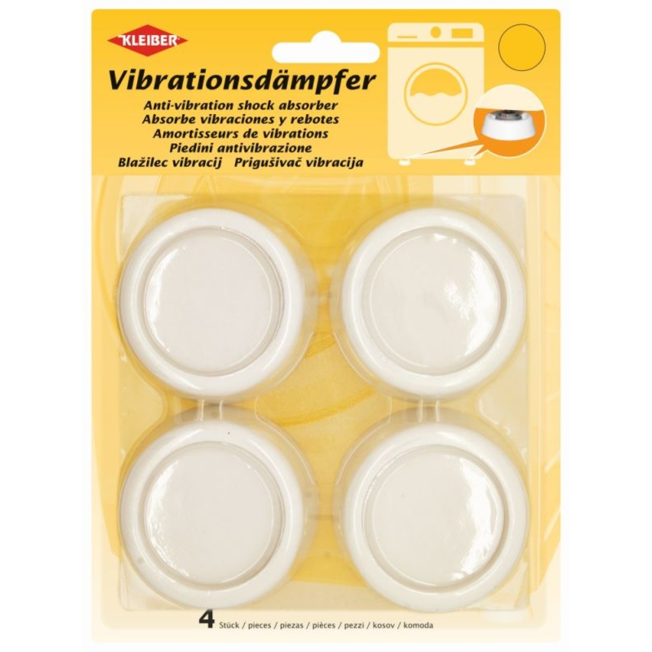 Kleiber Vibrationsdämpfer weiß