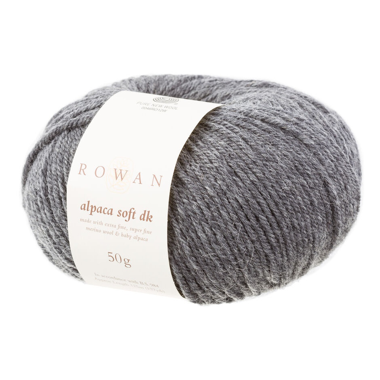 Rowan Alpaca Soft DK colour 211 Charcoal