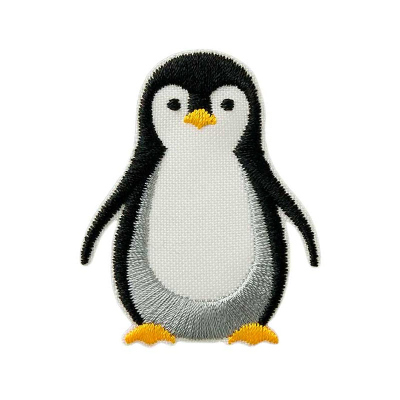 Mono-Quick Applikationen - Teens and Jeans - aufbügelbar Farbe Recycl-Patch Pinguin