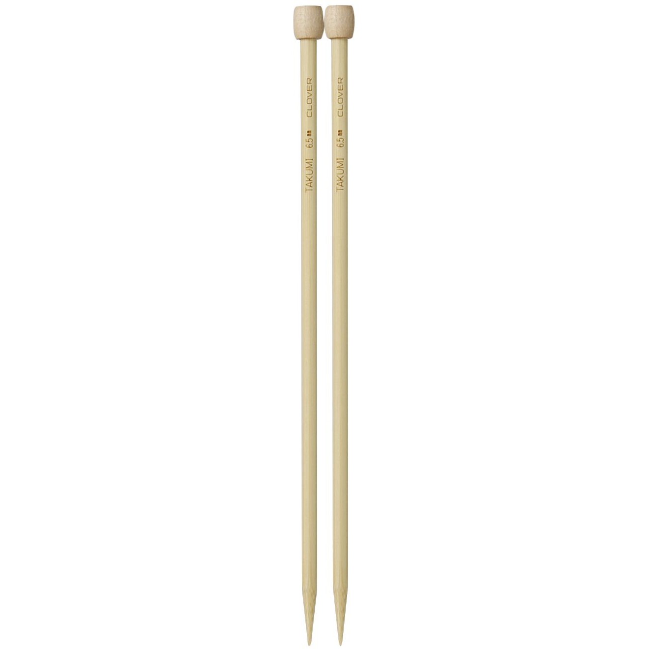 Clover single point needles Takumi® 6,50 mm / 23 cm