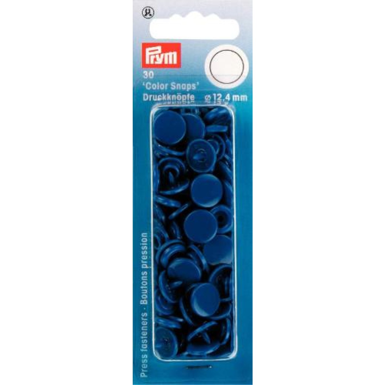 Prym sew-free snap fasteners Color Snaps 12,4 mm / blau