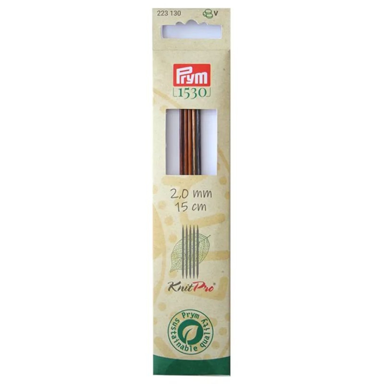 Prym double point needles 2,00 mm / 15 cm
