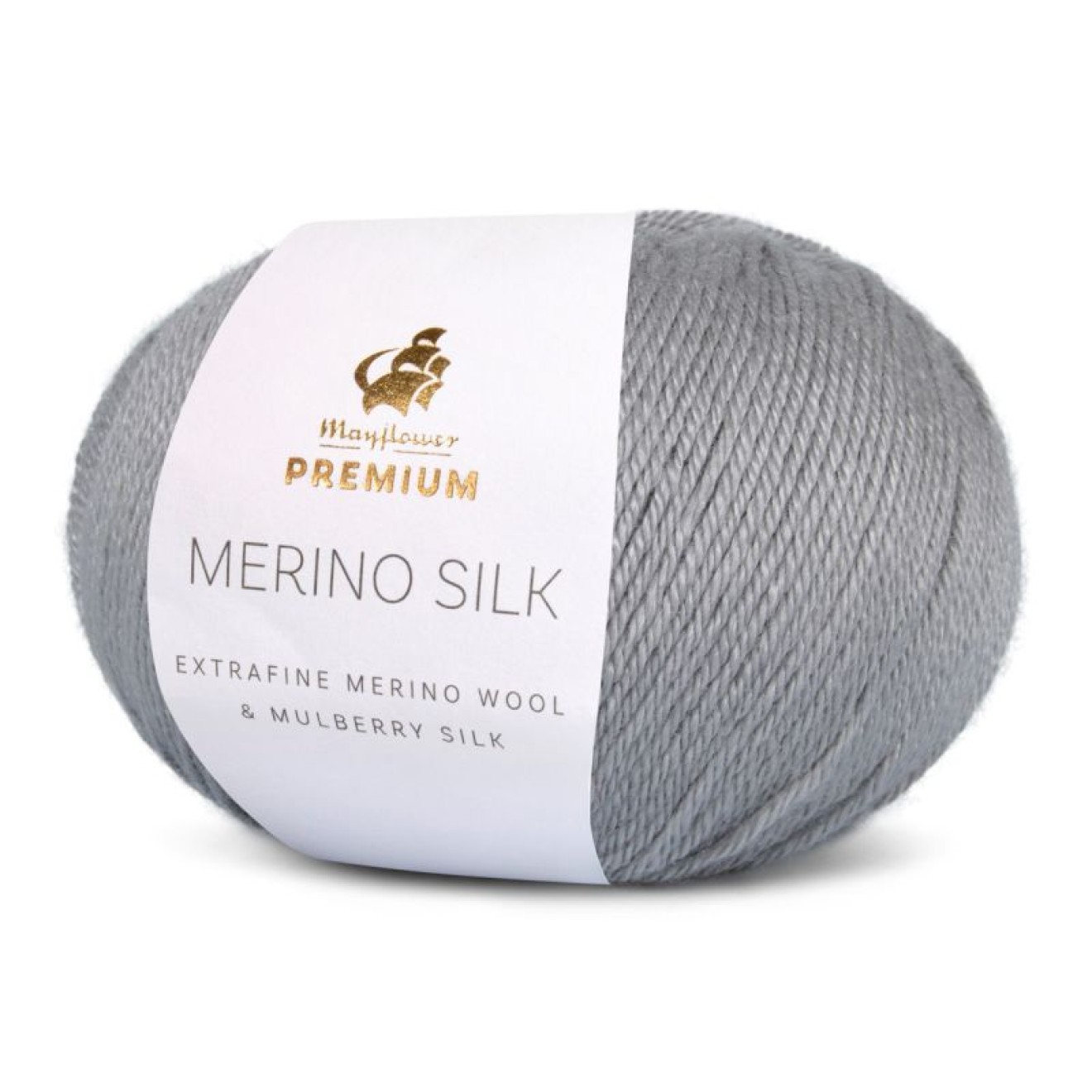 Mayflower Premium Silk Merino colour 007 silber