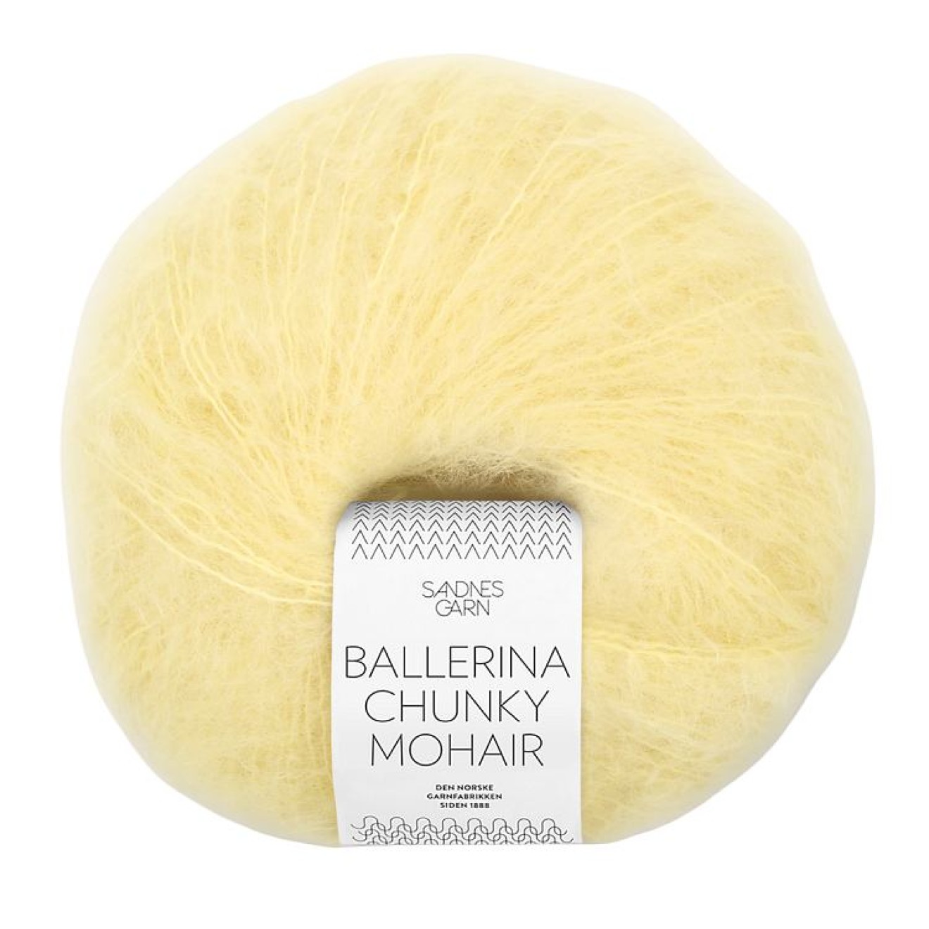 Sandnes Garn Ballerina Chunky Mohair colour 9602 lemonade