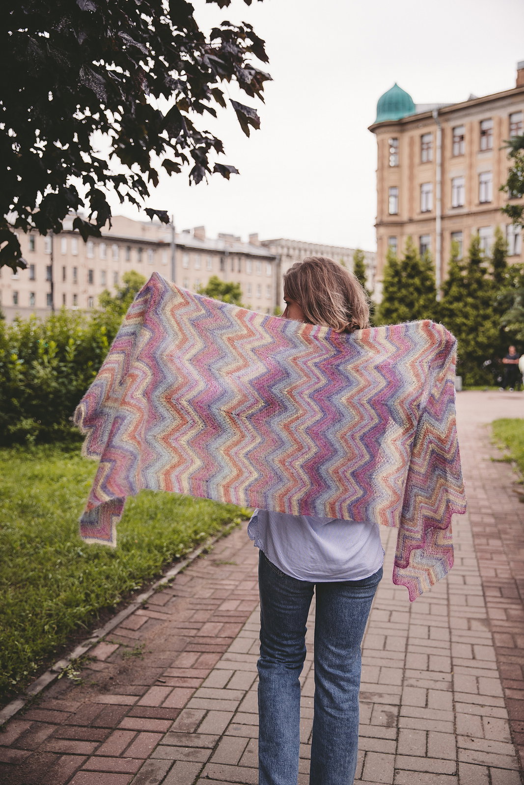 Châle Zig Zag – modèle de tricot, photo 9