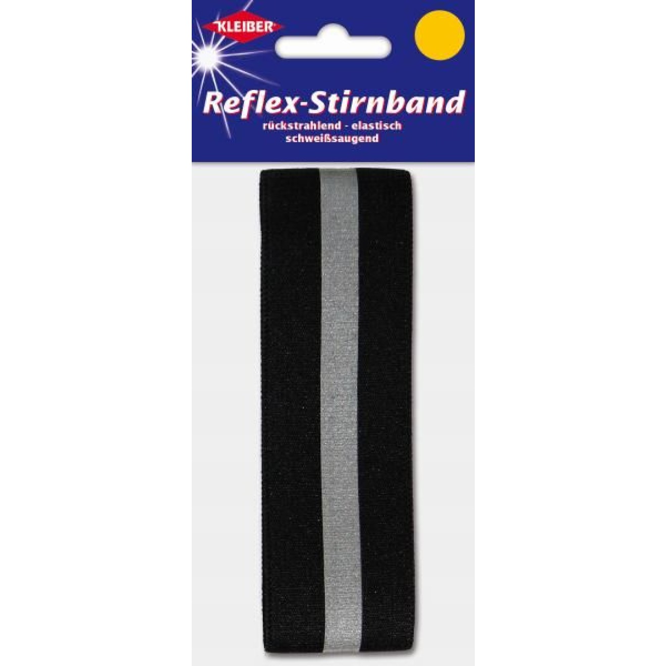 Kleiber Reflex-Stirnband 04 schwarz