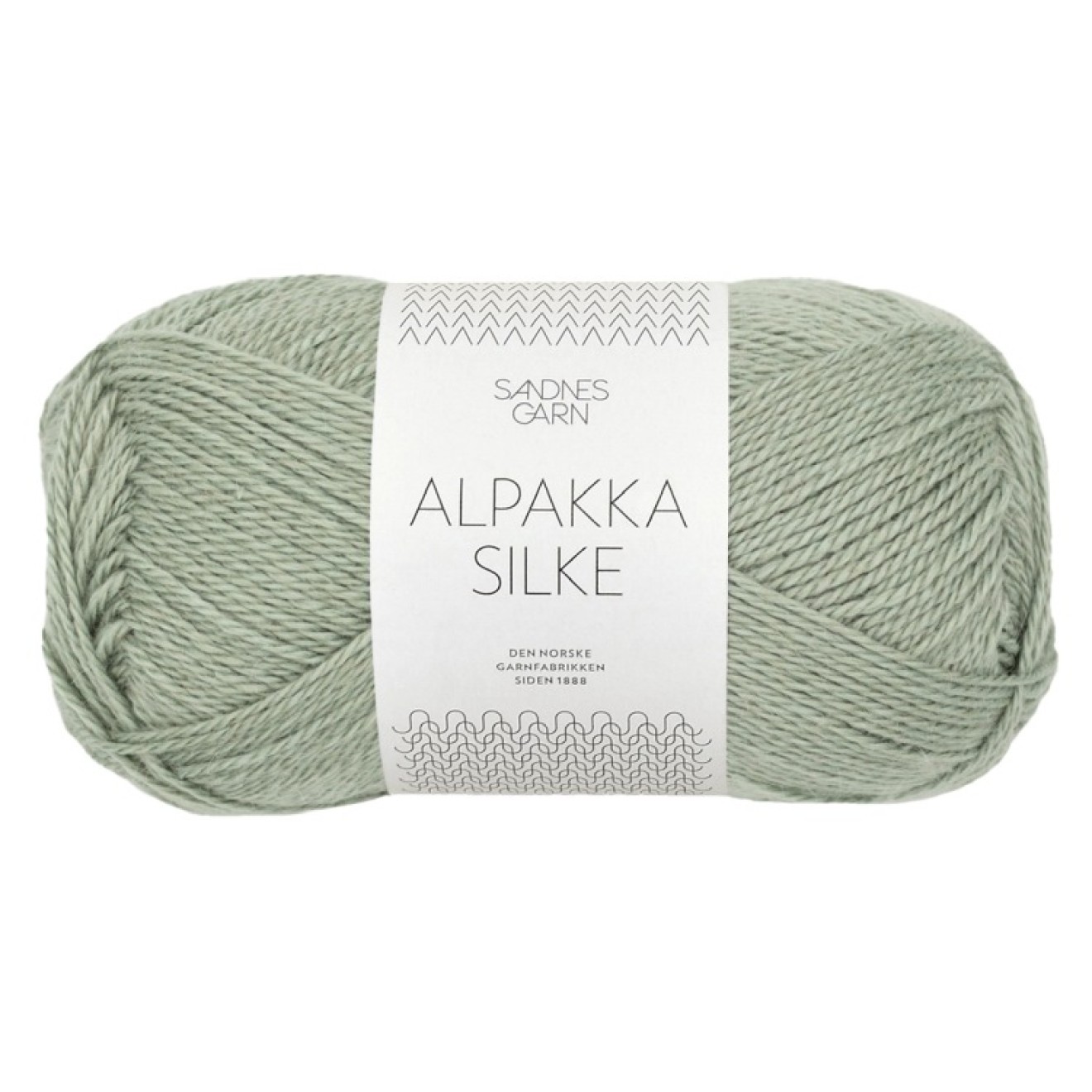 Sandnes Garn Alpakka Silke colour 8521 dusty light green
