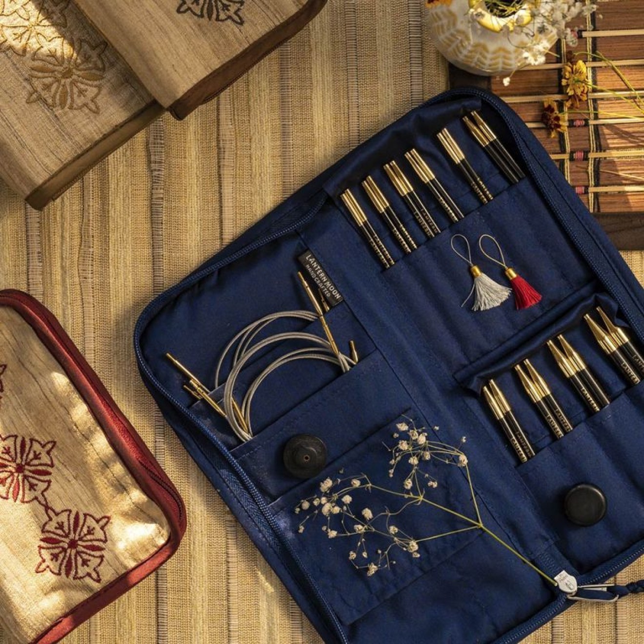 Lantern Moon needle set interchangeable circular needles Lantern Moon 3,00 - 8,00 mm 13 cm 3,00 - 8,00 mm / 13 cm
