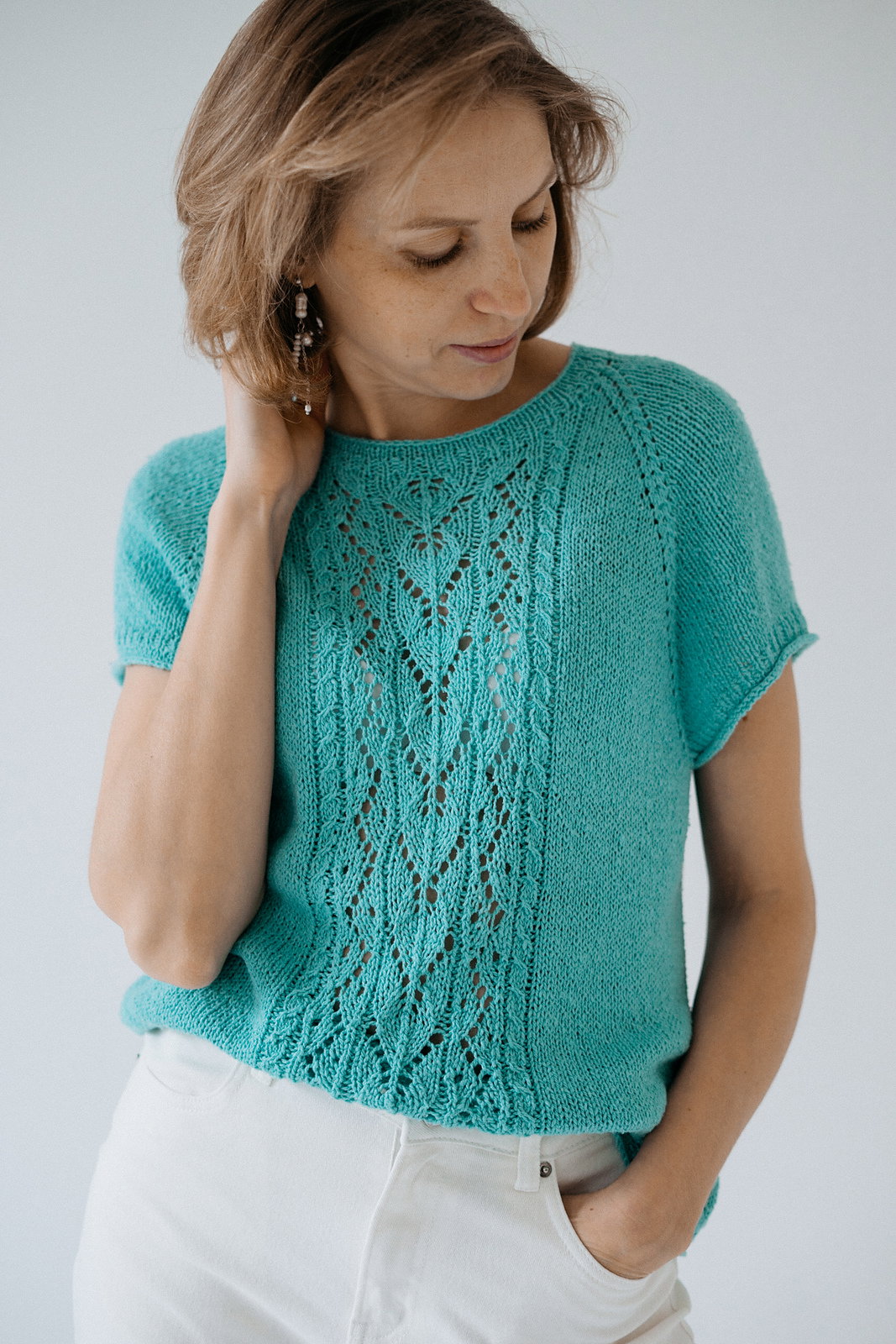 T-shirt Bon Voyage – modèle de tricot (PDF, anglais)