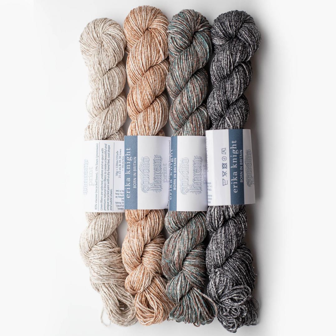 Erika Knight Studio Linen PRINT yarn