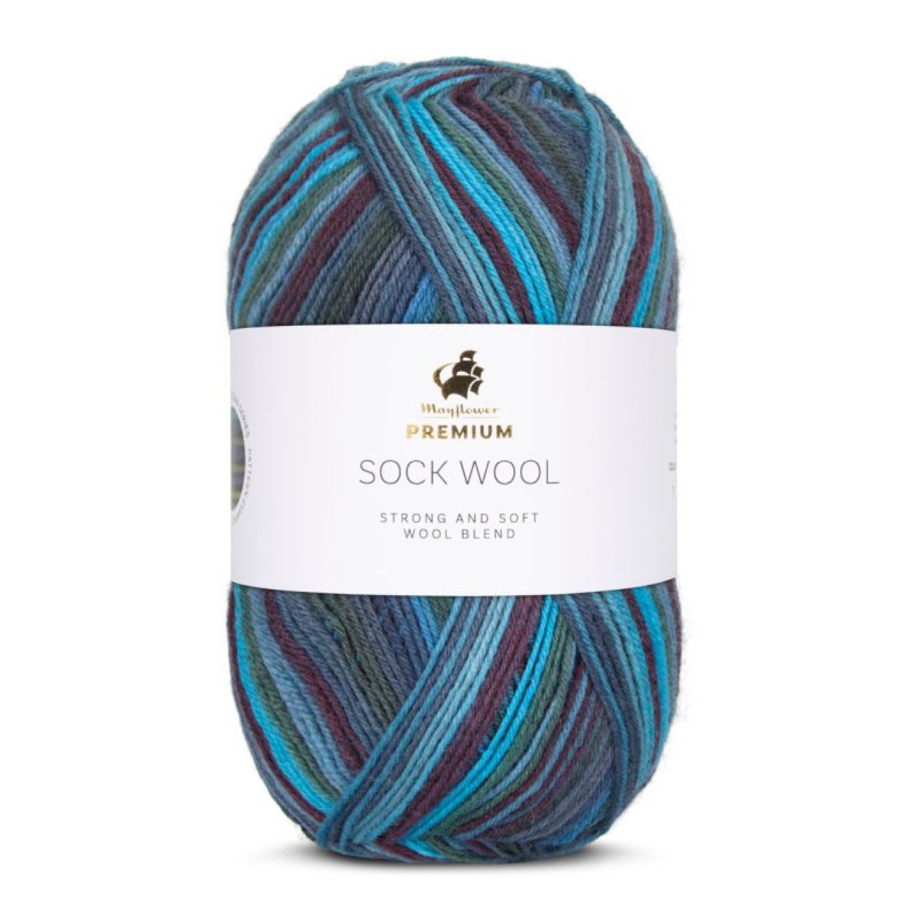 Mayflower Premium Sock Wool Ocean colour 001 atlantik