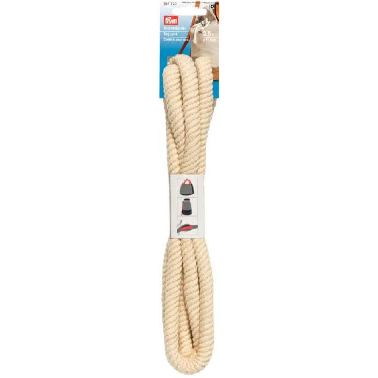 Prym Taschenkordel 11 mm / rohweiß