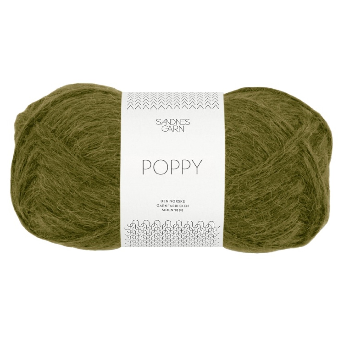 Sandnes Garn Poppy colour 9563 moss green